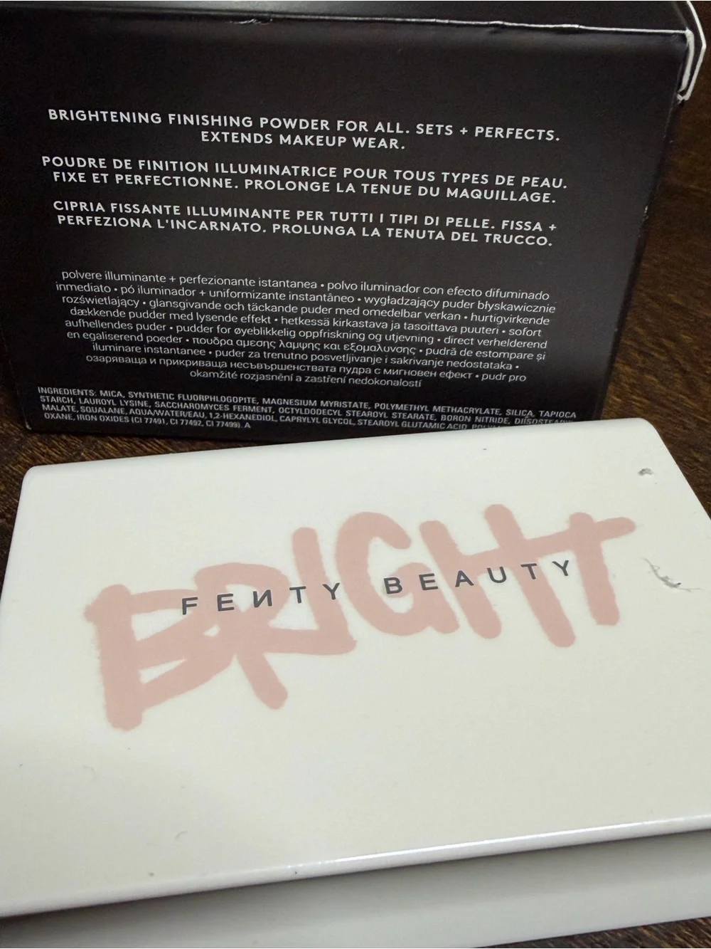 Fenty -Cinnamon-Beauty Bright Fix Instant Brightening Blurring Powder